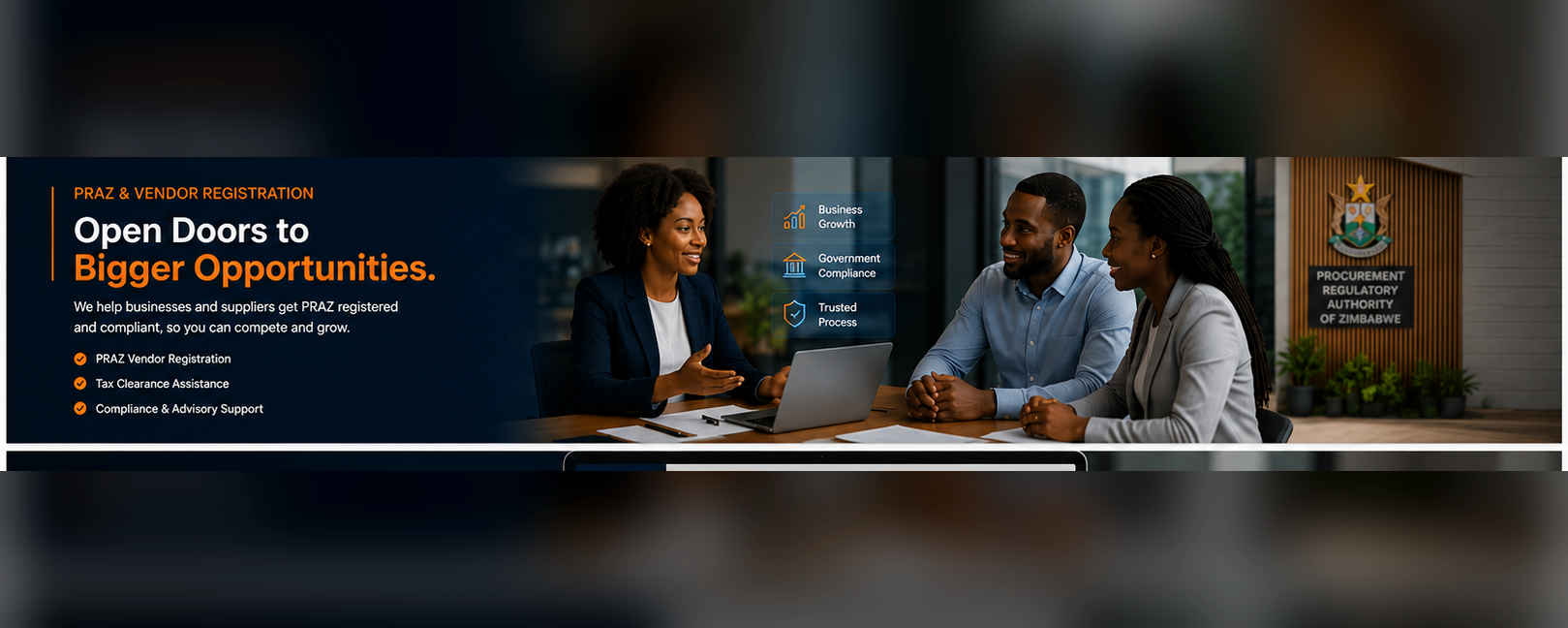 Business compliance and PRAZ support