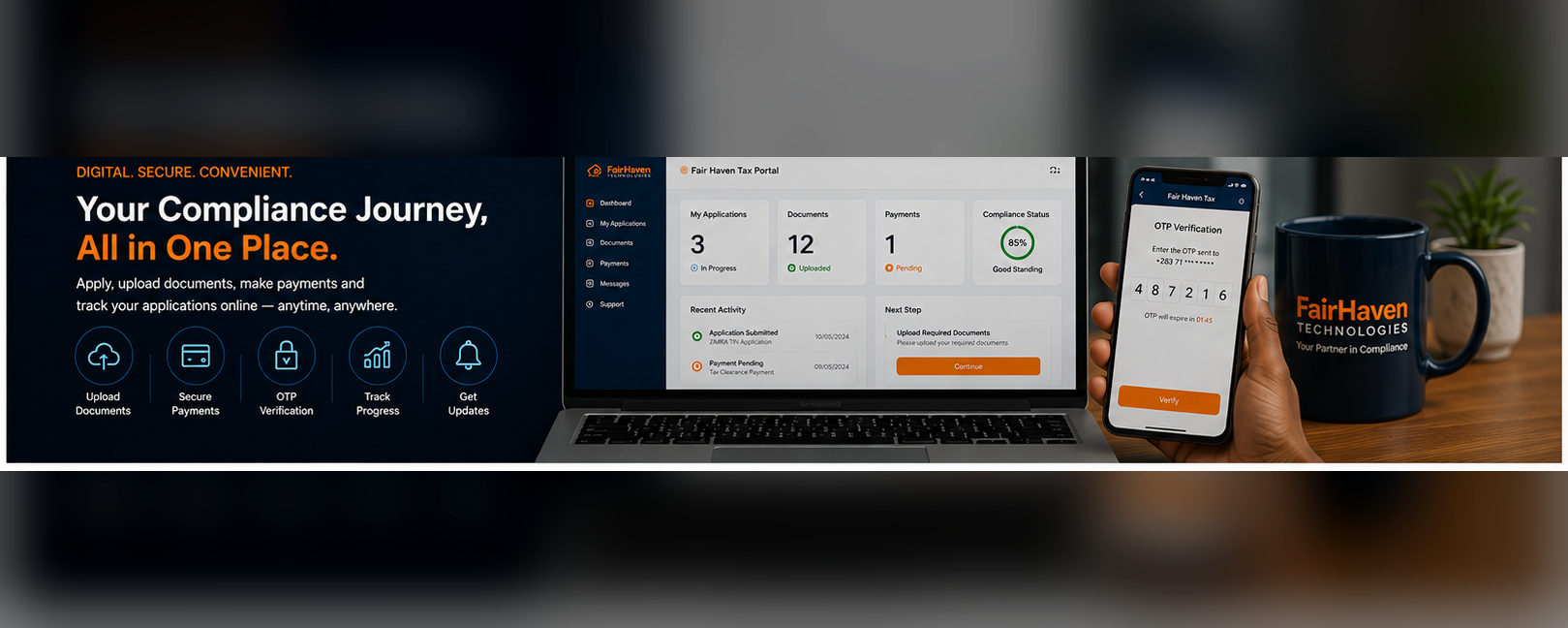 Secure online tax and compliance portal